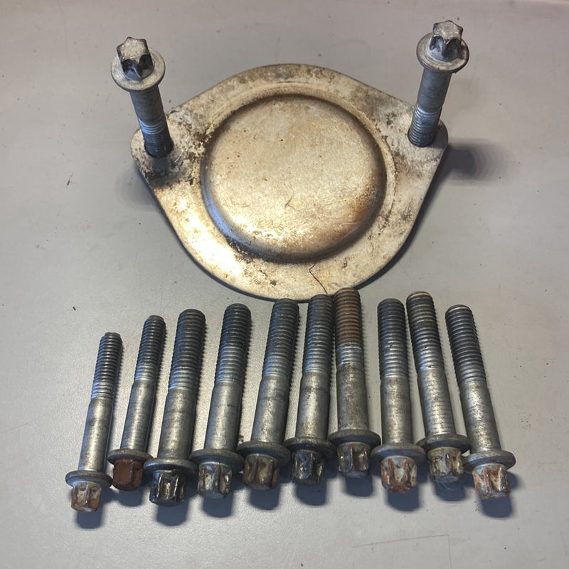 2003-2007 BMW 545i E60 Bell Housing Hardware ZF Transmission OEM #4991M