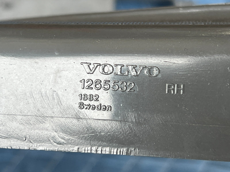 1989-1995 Volvo 740 940 Sedan Rear RH & LH Seat Belt Trim Pair Gray OEM #3776EM
