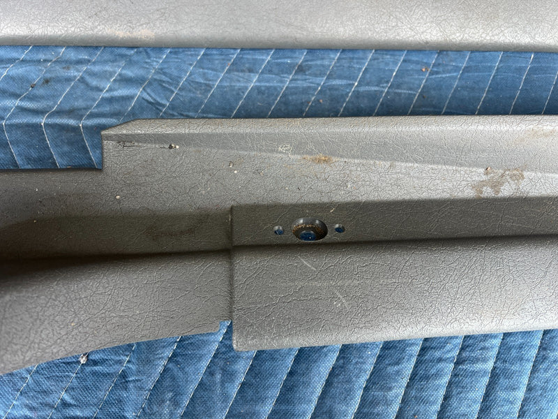 1989-1995 Volvo 740 940 Sedan Right & Left Door Sill Trim Pair Gray OEM #3673EM