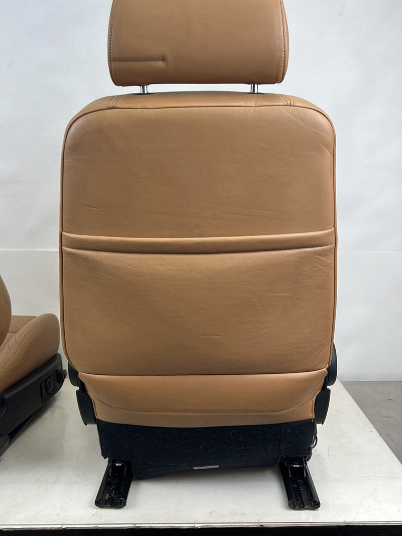 1996-2003 Audi S8 D2 A8 Front & Rear Recaro Caramel Leather Power Seat Set OEM #6384EM