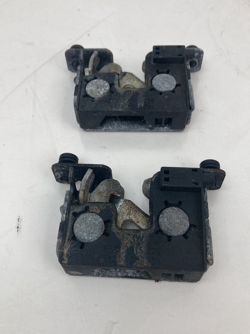 2003-2007 BMW 545i E60 Hood Latch Pair 7115228 OEM #4941M
