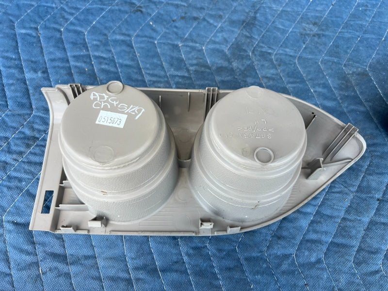 2004-2010 Toyota Sienna Left & Right Rear Cup Holder Pair Beige OEM #3591EM