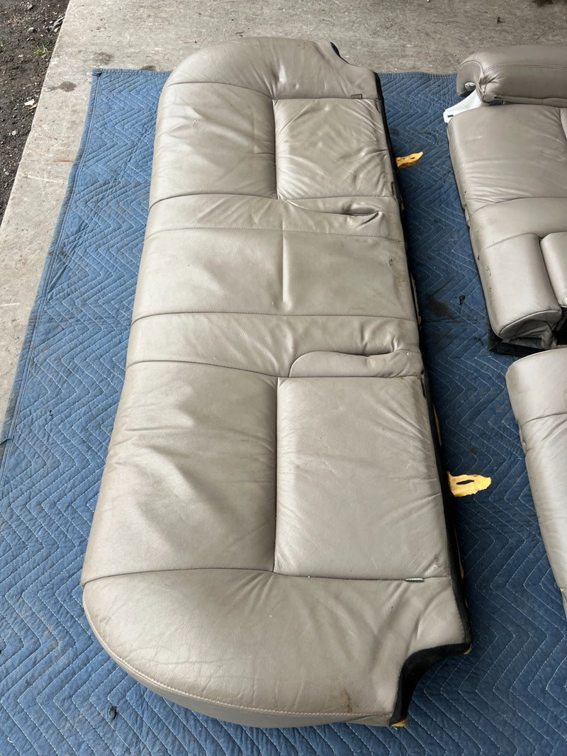 2002-2006 Toyota Camry Complete Rear Seat Assembly Beige Leather OEM #5007EM