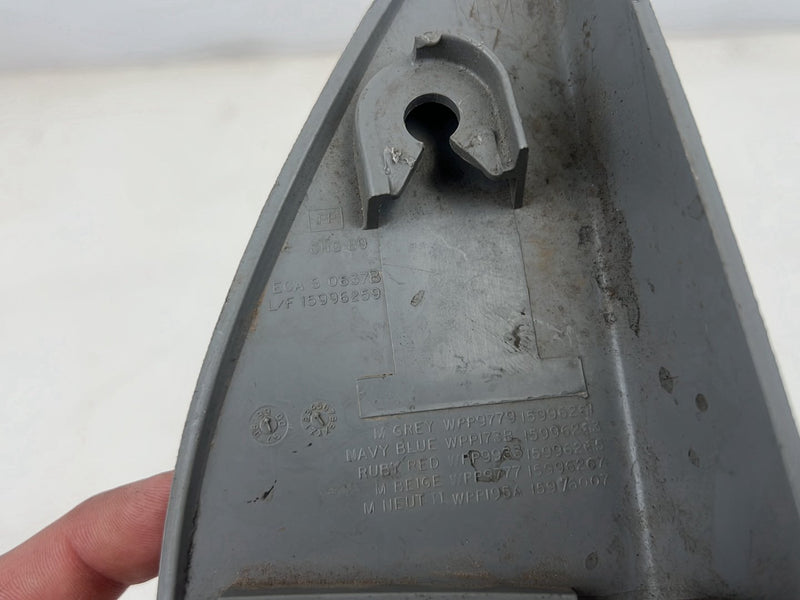 1995-1999 Chevrolet Silverado Tahoe Sierra Corner Mirror Trim Gray OEM #5521EM