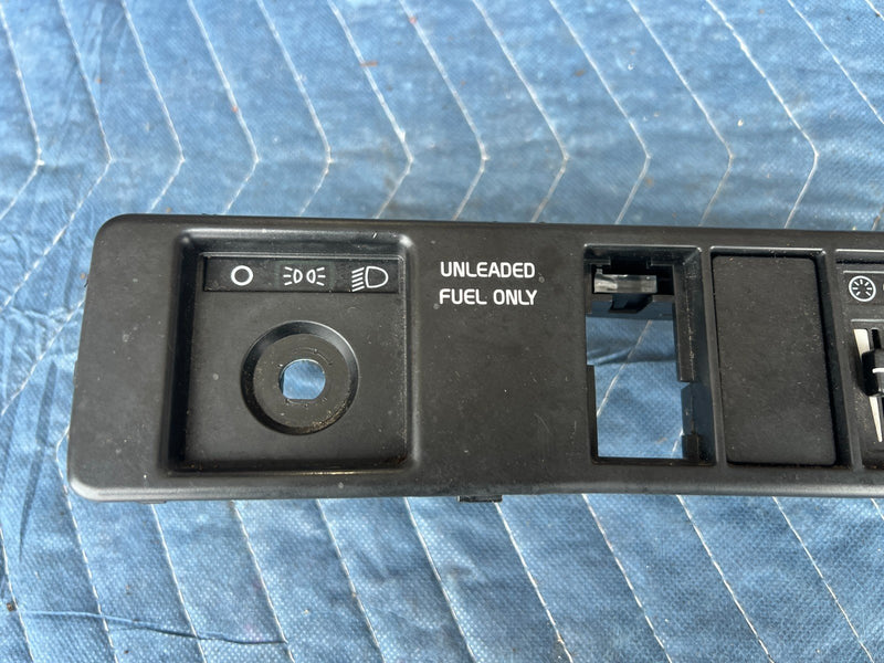 1989-1995 Volvo 740 940 Dash Headlight Fog Dimmer Switch Bezel Trim OEM #3781EM