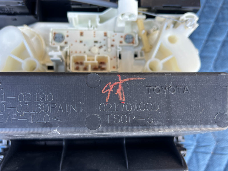 2003-2008 Toyota Corolla Center Console Climate Control Switch Panel OEM #3336EM