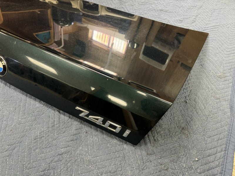 1986-1994 BMW 7 Series E32 Deck Lid Trunk Panel Green Hatch Rear OEM #1075M