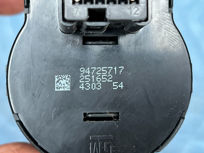 2012-2015 Chevy Cruze Headlight Dimmer Switch 94725717 251652 OEM #2185CN