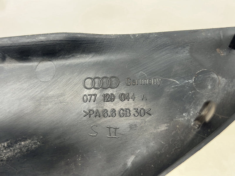 1996-2003 Audi S8 D2 A8 Air Intake Inlet Cover Trim Black 077129044 OEM #6482EM