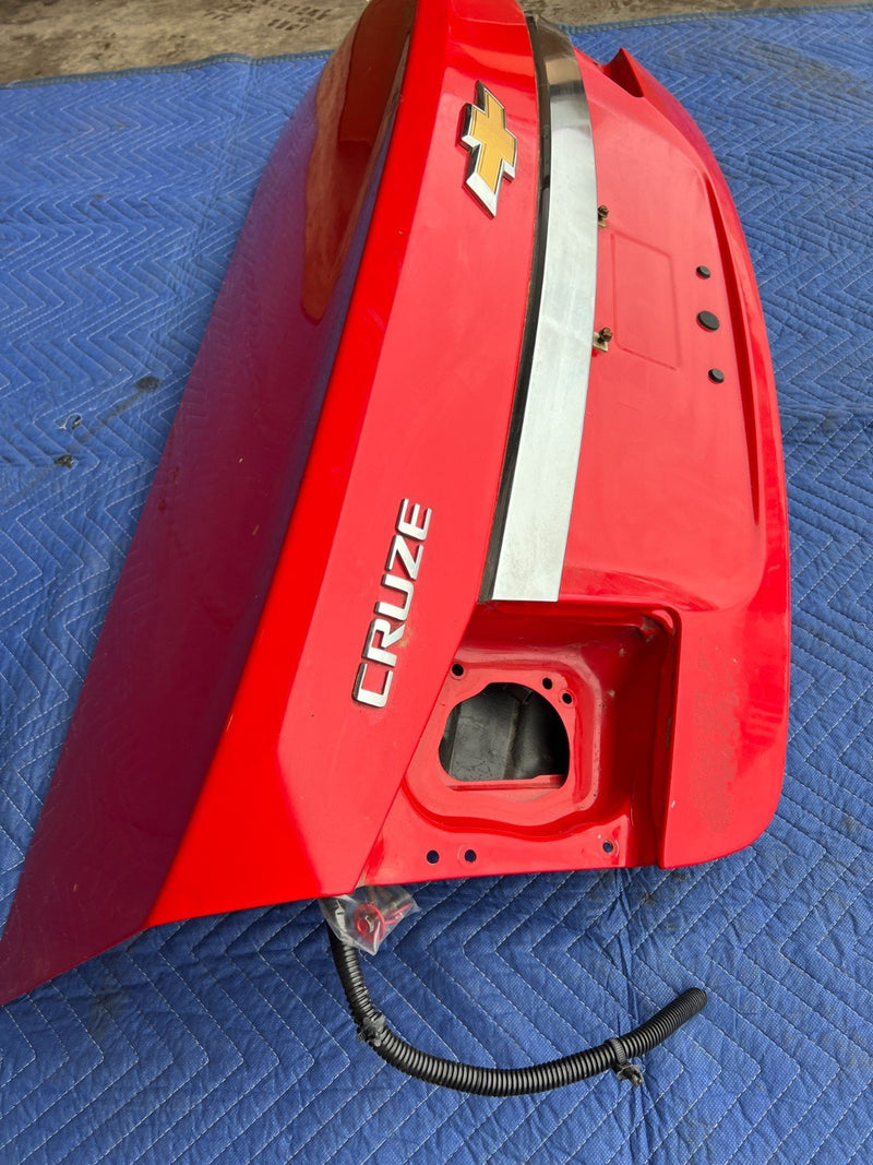 2012-2015 Chevy Cruze Red Painted Trunk Deck Lid Assembly OEM #2242CN