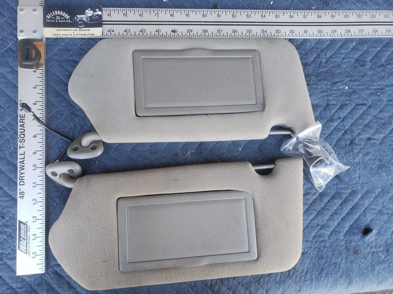 2000-2005 Chevy Impala Right & Left Sun Visor Shade Cloth Pair OEM #2174CN