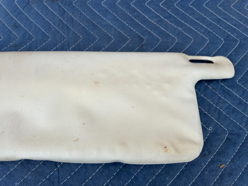 1967-1974 Volvo 140 142 144 145 Right & Left Sun Visor Shade White OEM #4868EM