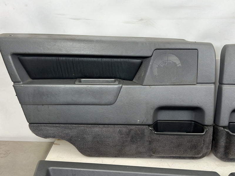 1993-1997 Volvo 850 Door Card Trim Panel Set of 4 Gray OEM