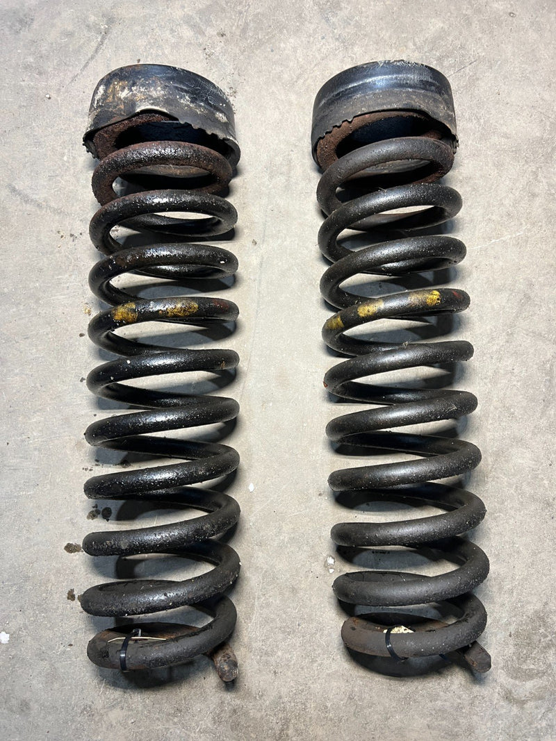 1986-1995 Mercedes 300D W124 Front Right Left Coil Spring Shock Pair OE #2746EM