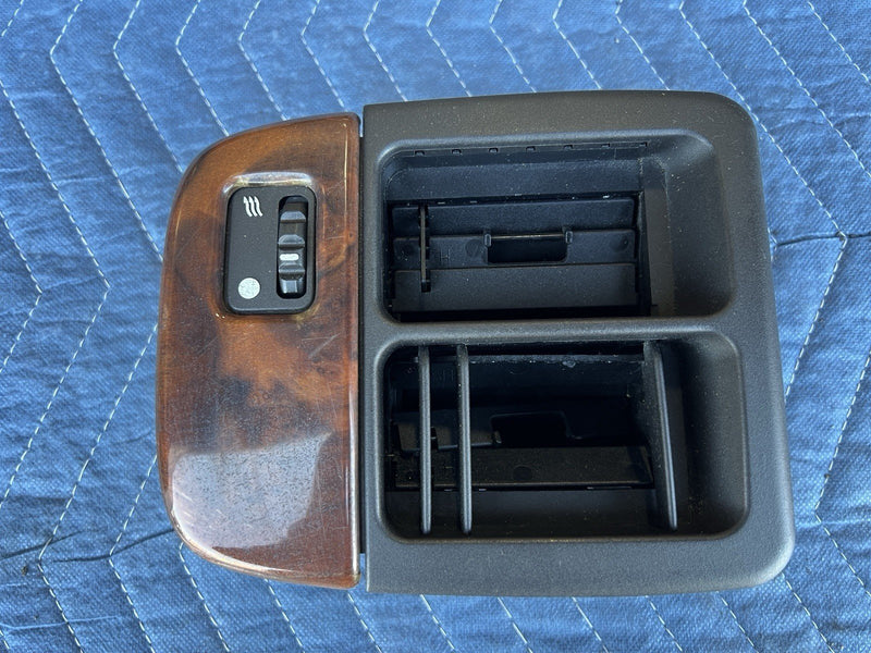 1998-2003 Jaguar XJR XJ8 X308 Center Console Rear Vent Pair Trim OEM #4651E