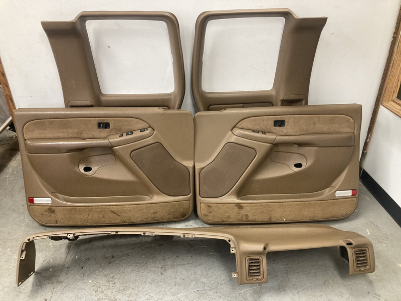 1999-2006 Chevy Silverado GMT800 Complete Oak Peanut Butter Interior Set #3515M
