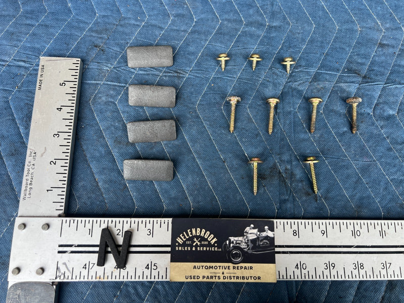 1989-1995 Volvo 740 940 Left Door Sill Plate Mounting Bolt Hardware OEM #3787EM