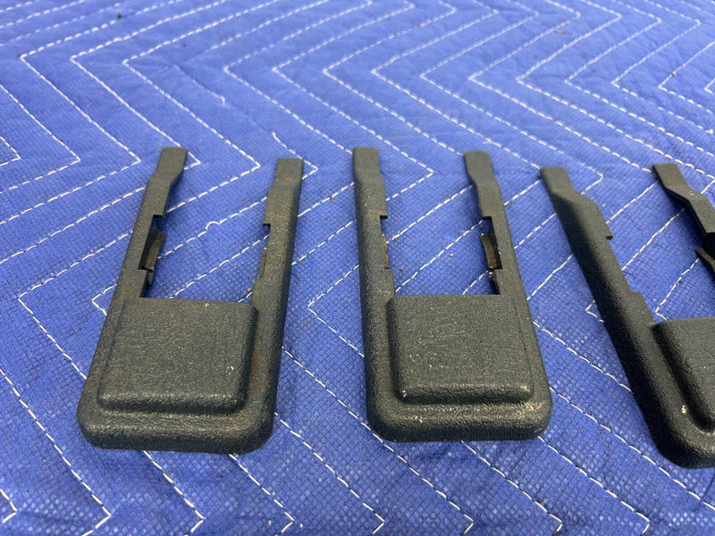 1984-1989 Volvo 740 760 Sedan Set Rear Seat Track Cover Trim 1353358 OEM #1555EM