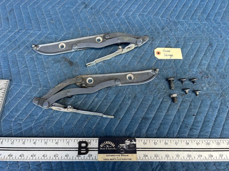 2000-2005 BMW 330xi 325xi E46 Left & Right Hood Hinge Pair Bonnet OEM #4783EM