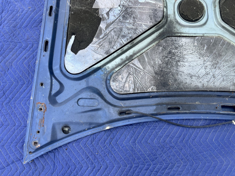1975-1980 Volvo 244 Front Hood Panel Engine Bonnet Blue OEM #5435EM