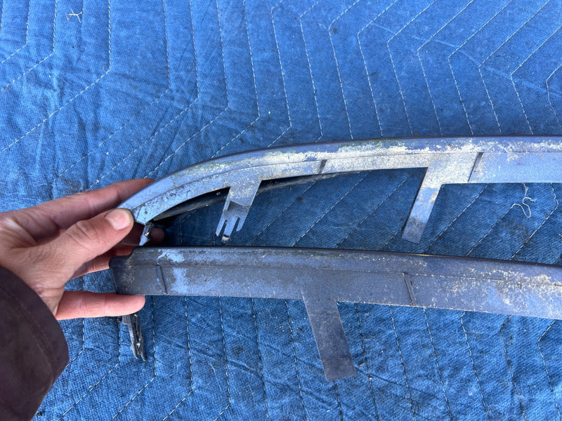 2002-2005 BMW 330xi 325xi E46 Right Left Headlight Molding Trim Blue OEM #4772EM