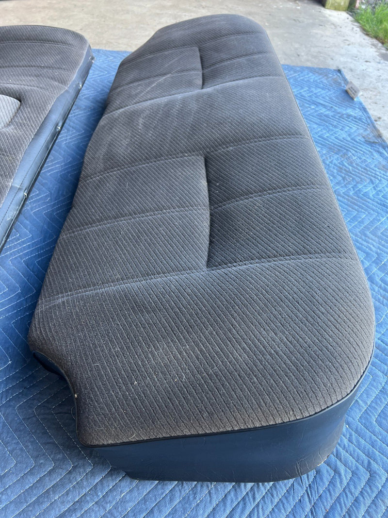 1986-1993 Volvo 240 245 *Wagon Only* Rear Bench Seat Black Cloth OEM #4139EM