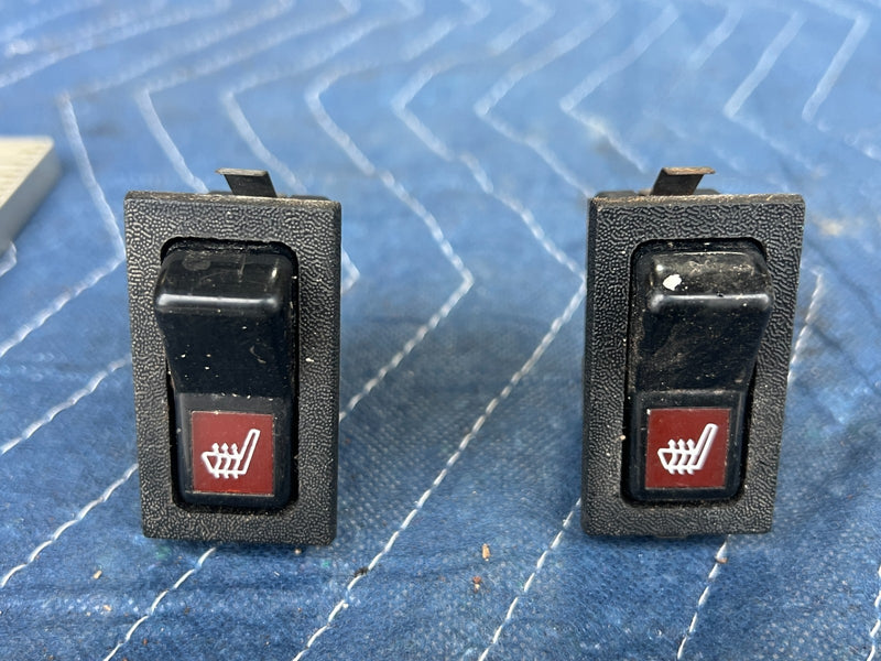 1986-1993 Volvo 240 244 245 Heated Seat Control Switch Pair 1258502 OEM #4439EM