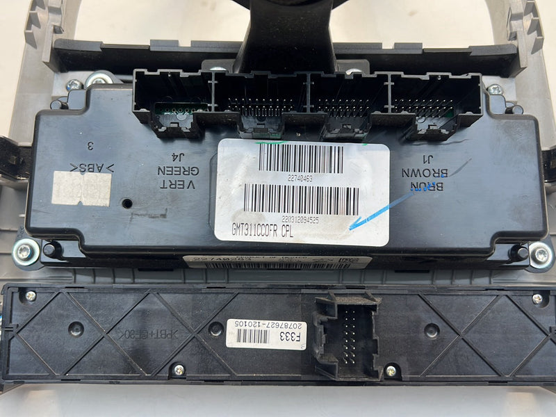 2012 Chevrolet Captiva Sport - HVAC Climate Control PN: 20787627 22740283