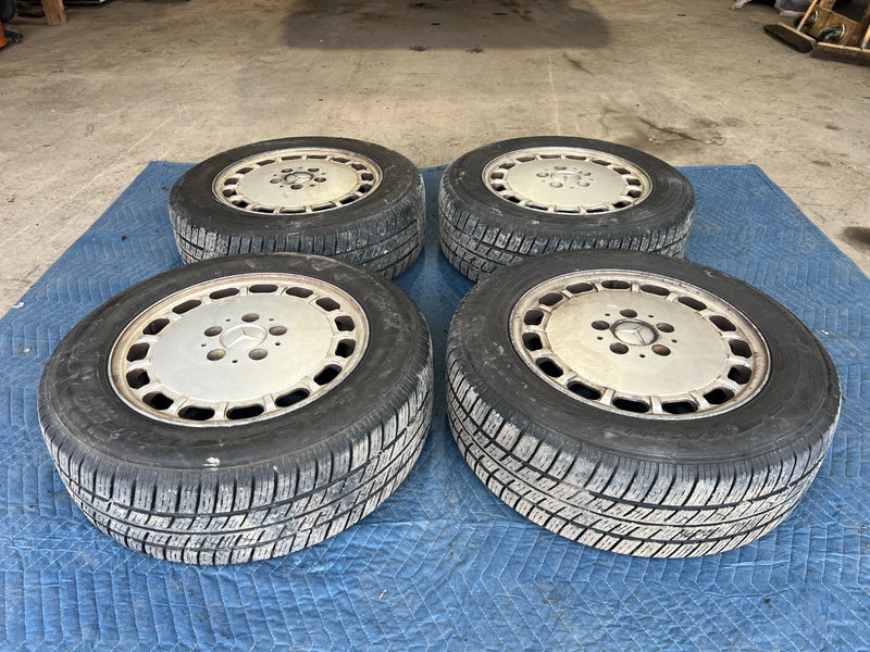1986-1995 Mercedes 300D W124 15" x 6.5" Wheel & Mastercraft Tire Set OEM #2633EM