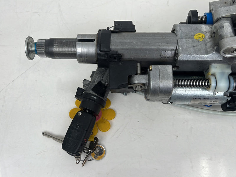 1996-2003 Audi S8 D2 A8 Gauge Cluster Steering Column Rear Lock & Key OE #6446EM