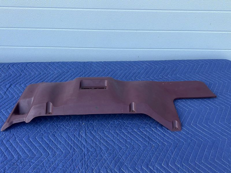 1995-1999 Chevy Silverado GMC Driver Knee Bolster Kick Trim Maroon OEM #5512EM
