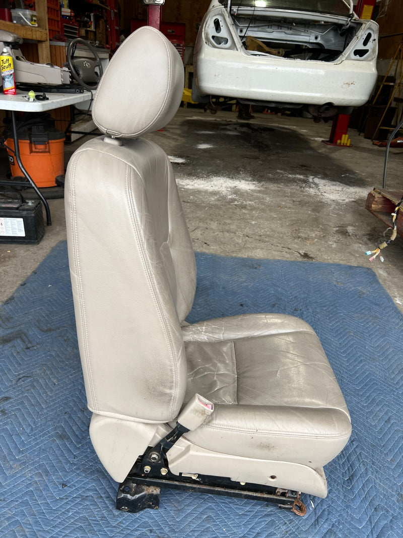 2002-2006 Toyota Camry Front Driver Left LH Seat Beige Leather OEM #5009EM