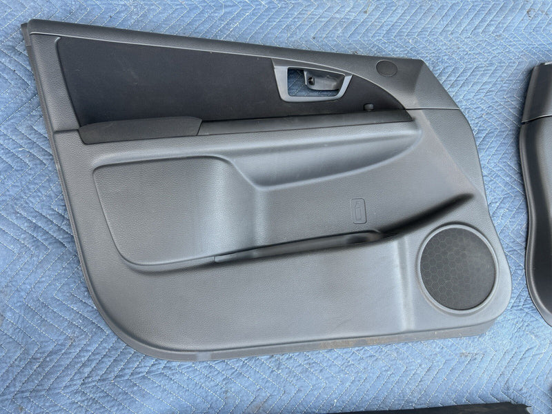 2010-2013 Suzuki SX4 Hatchback Door Card Panel Set of 4 Black Trim OEM #1255CN