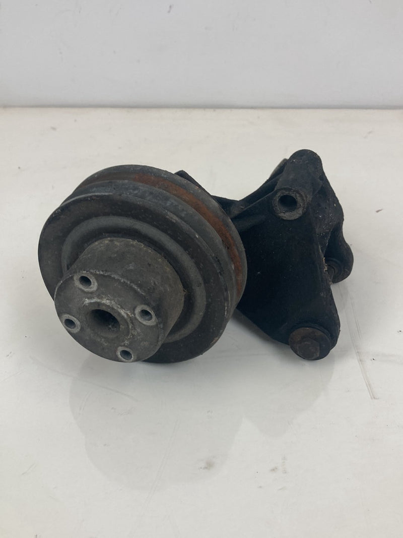 1975-1980 Volvo 244 Idler Pulley 2 V Groove Diesel VW D24 W/ Bracket OEM #4291M