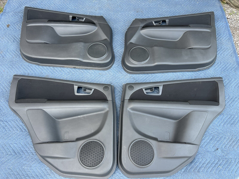 2010-2013 Suzuki SX4 Hatchback Door Card Panel Set of 4 Black Trim OEM #1255CN