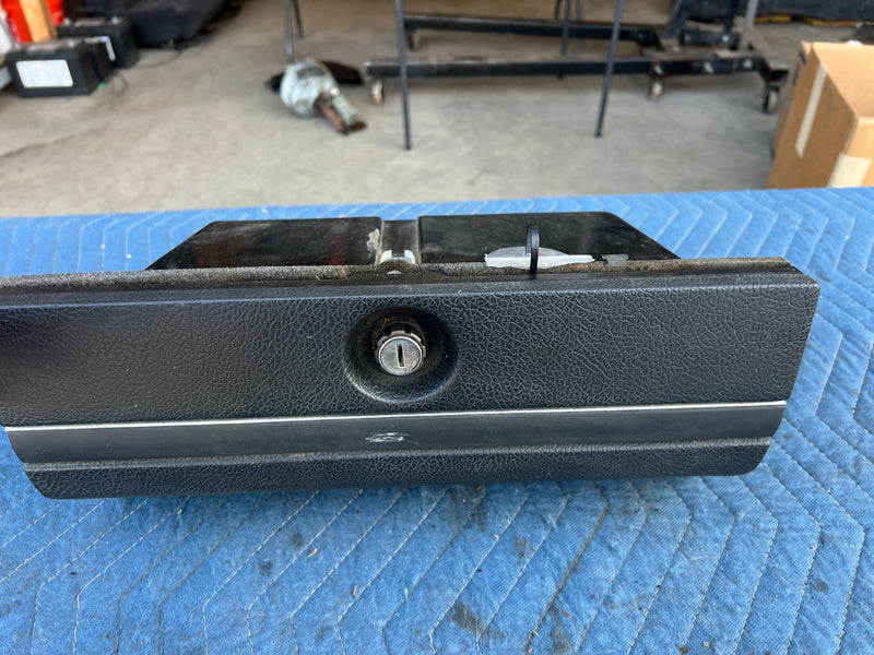 1986-1993 Volvo 240 244 245 Dash Glove Box Compartment Assembly Black OE #4378EM