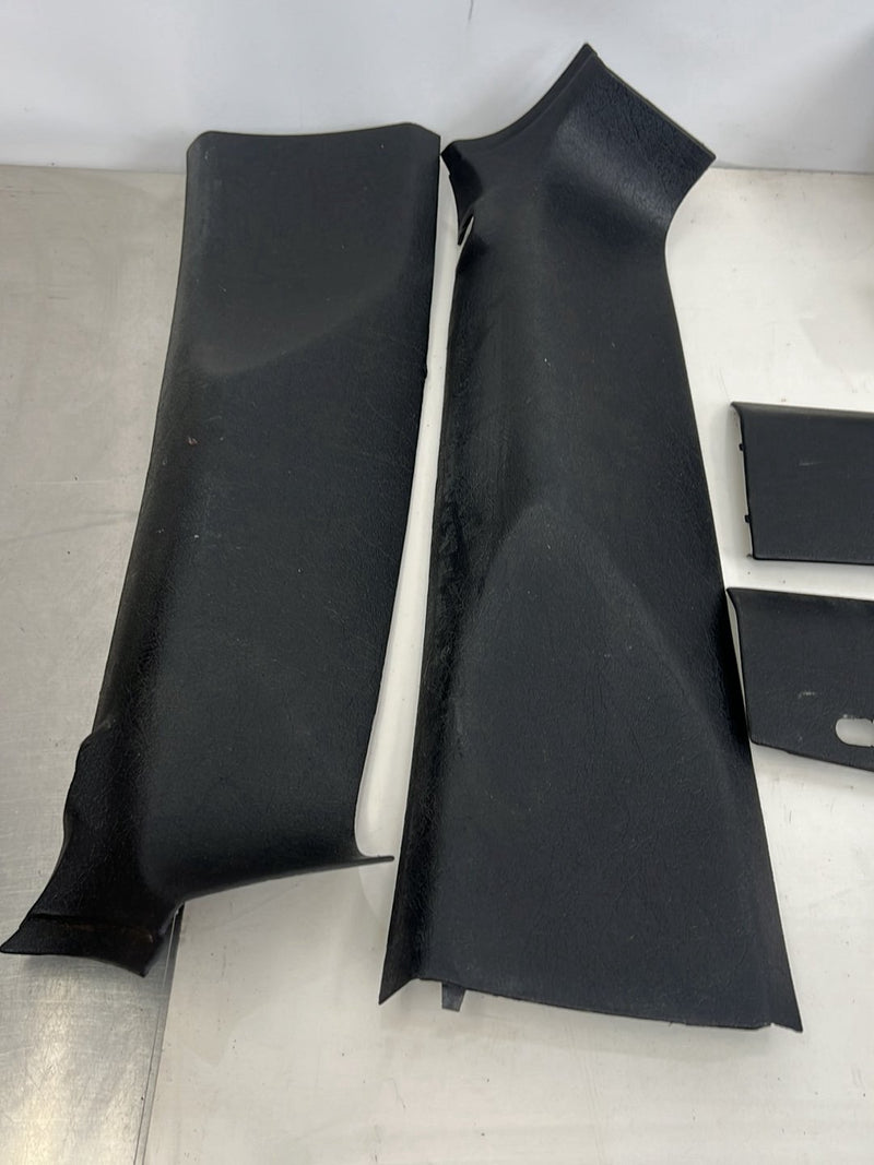 1990-1992 Volvo 740 745 940 Wagon Door Sill Headliner Trim Set Black OEM #6004EM