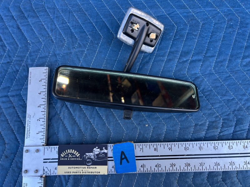 1986-1993 Volvo 240 244 Sedan Rear View Mirror Assembly 1372110 OEM #4173EM
