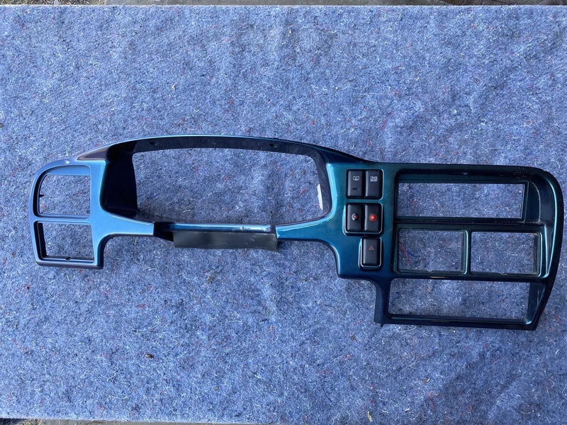 99-01 Isuzu Vehicross Dash Gauge Cluster Surround Trim Radio Vent OEM #1382E