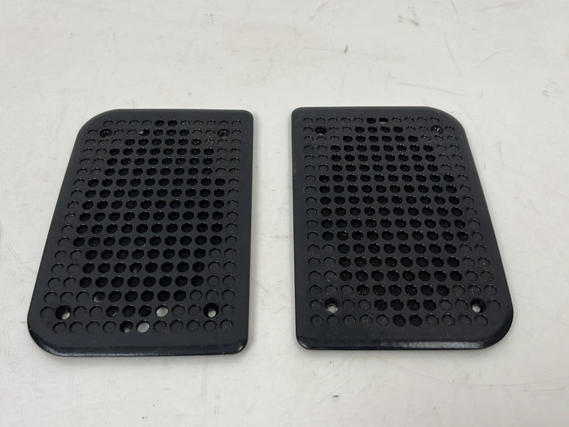 1983-1985 Porsche 944 Door Speaker Trim Grille Cover Pair Black OEM #5562EM