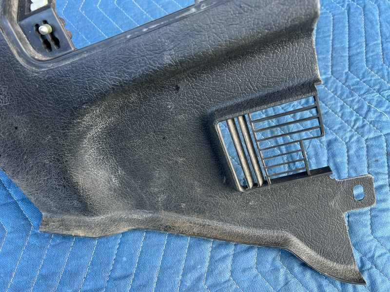 1986-1993 Volvo 240 244 Outer Dash Right & Left Kick Panel Trim Black OE #4184EM