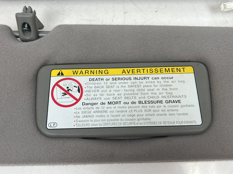 1997-2001 Lexus ES300 Gray Sun Visor Shade Pair w/ Illumination OEM #6753EM