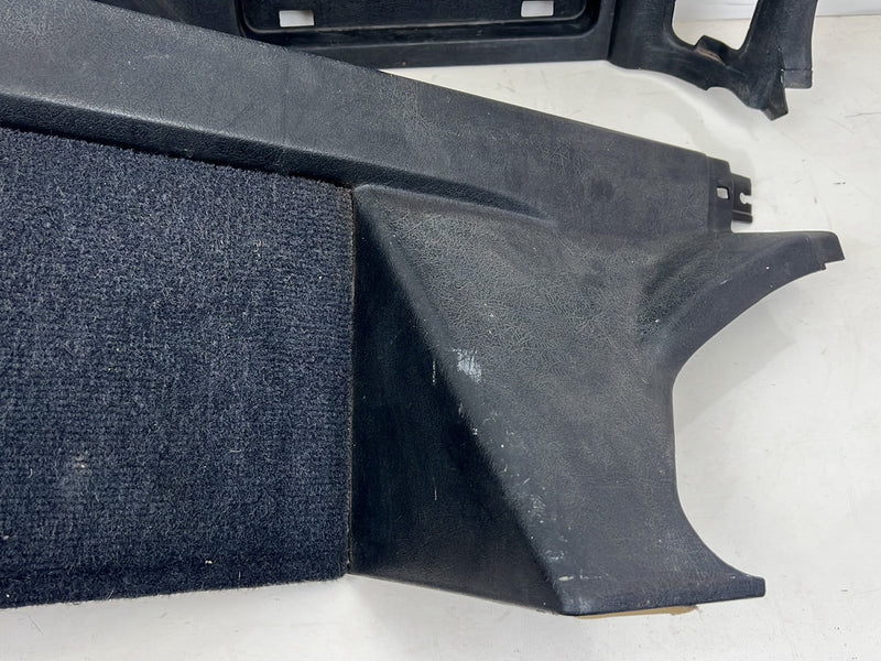 1990-1992 Volvo 740 745 940 Wagon Rear Hatch Trim Panel Black Pair OEM #5872EM