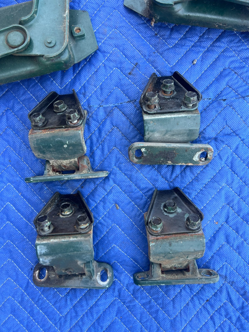 1967-1974 Volvo 140 142 144 145 Left & Right Hood Hinge Pair Bonnet OEM #4956EM