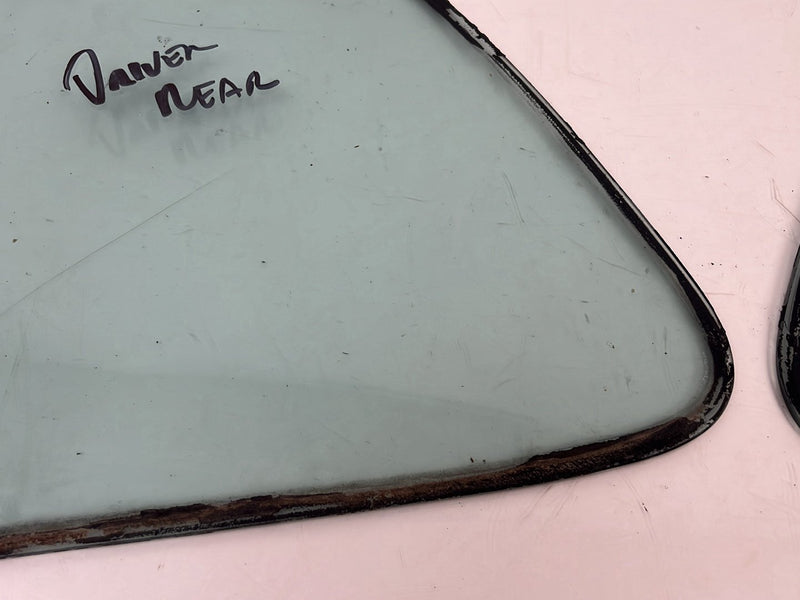 1983-1985 Porsche 944 Left Right Rear Quarter Window Glass Pair OEM #5638EM