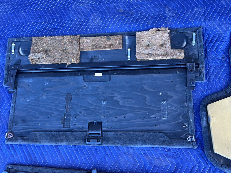 1993-1997 Volvo 850 Rear Left & Right Carpet Panel Set Gray OEM