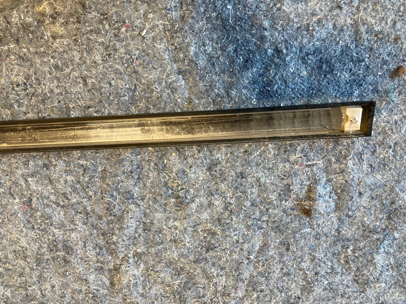 1986-1994 BMW 7 Series E32 Exterior Door Molding Chrome Blackï¿¼ Impact #1103M