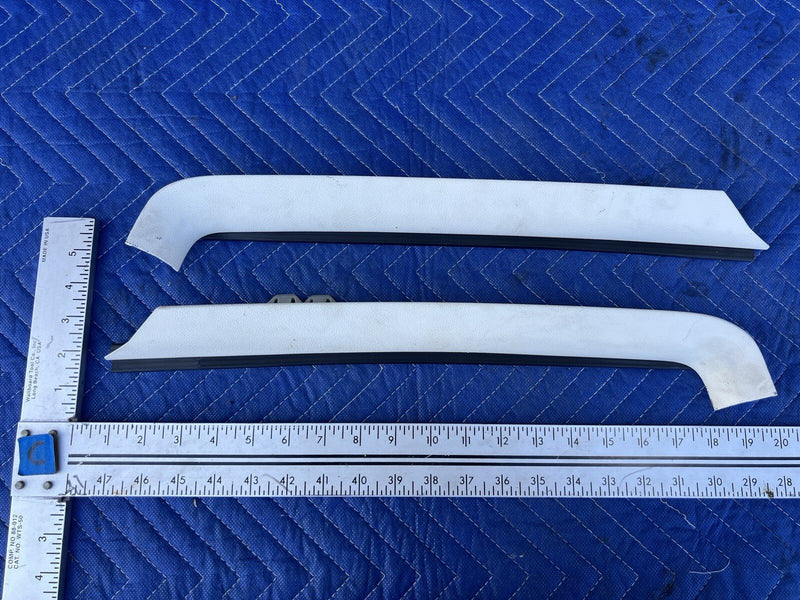 1980-1985 Cadillac Seville C Pillar Trim Cover White Left Right OEM #3332M