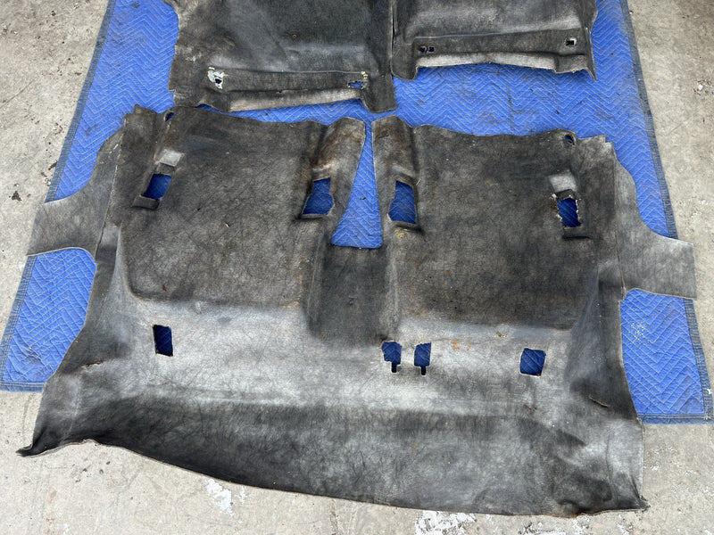 1993-1997 Volvo 850 850R Charcoal Molded Floor Carpet Set Wagon Only OEM #4426E