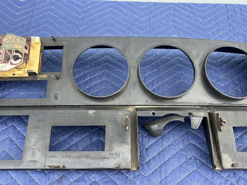 1981-1993 Dodge Ram D150 D250 Dash Gauge Cluster Trim Wood Grain OEM #5157EM
